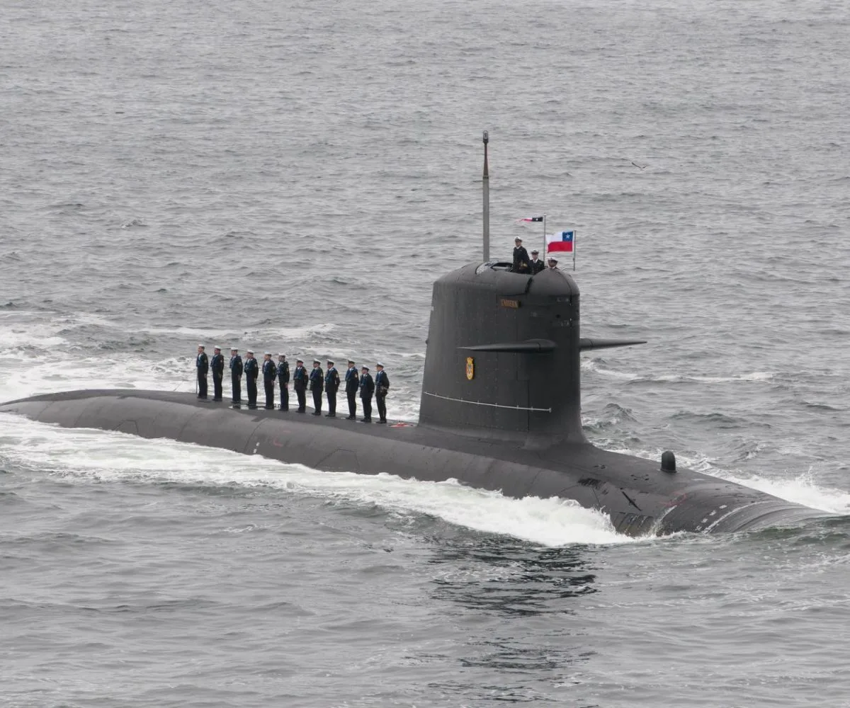 Submarino de la clase Scorpène SS-22 General Carrera de la Armada de Chile