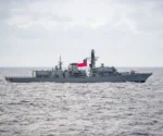 La fragata antisubmarina Type 23 FF-07 Almirante Lynch