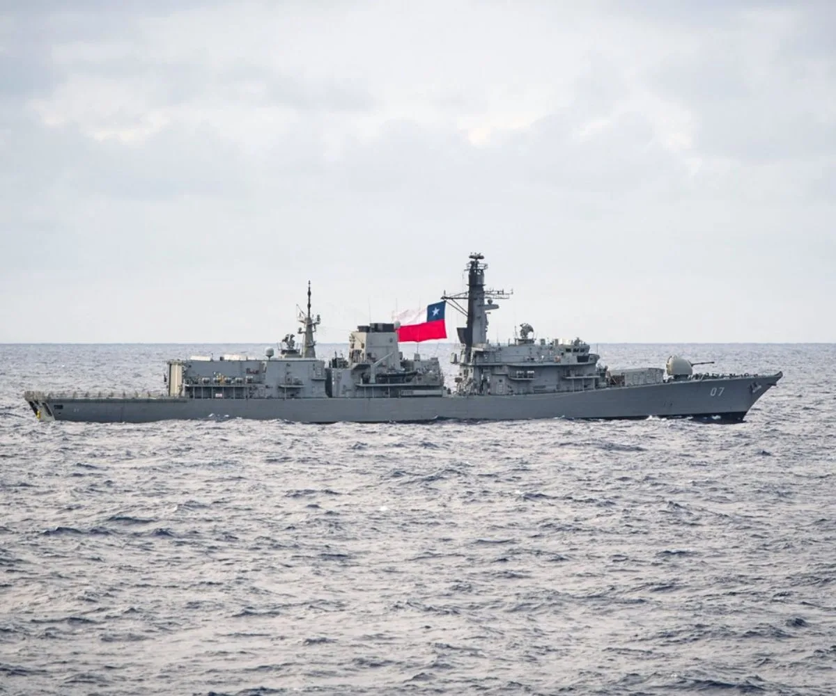 La fragata antisubmarina Type 23 FF-07 Almirante Lynch