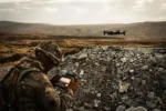 Final de la rotación del 5 RIFLES del Ejército Británico como Compañía de Infantería de Roulement en las Islas Malvinas, con entrenamiento de fuego real de morteros, francotiradores y ametralladoras durante el Ejercicio Cape Upholder. Créditos: Defence Operations.