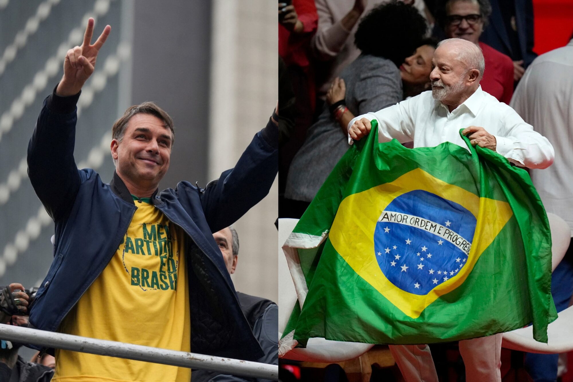 Lula da Silva y Flávio Bolsonaro llegan al tramo final de elección Brasil 2026. Archivo