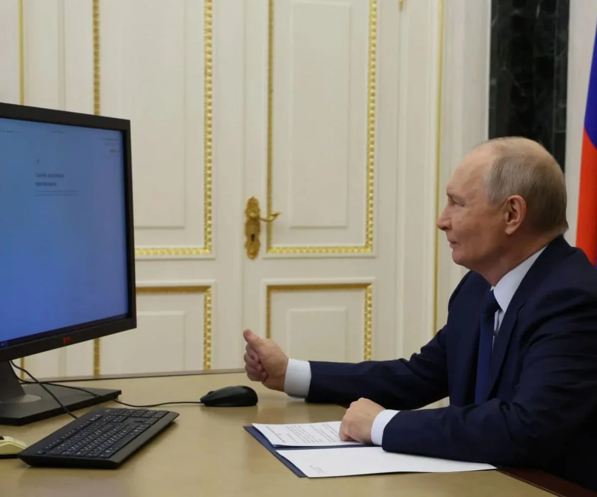 Vladimir Putin, presidente ruso, votó de forma remota para garantizar su seguridad en medio de la guerra contra Ucrania