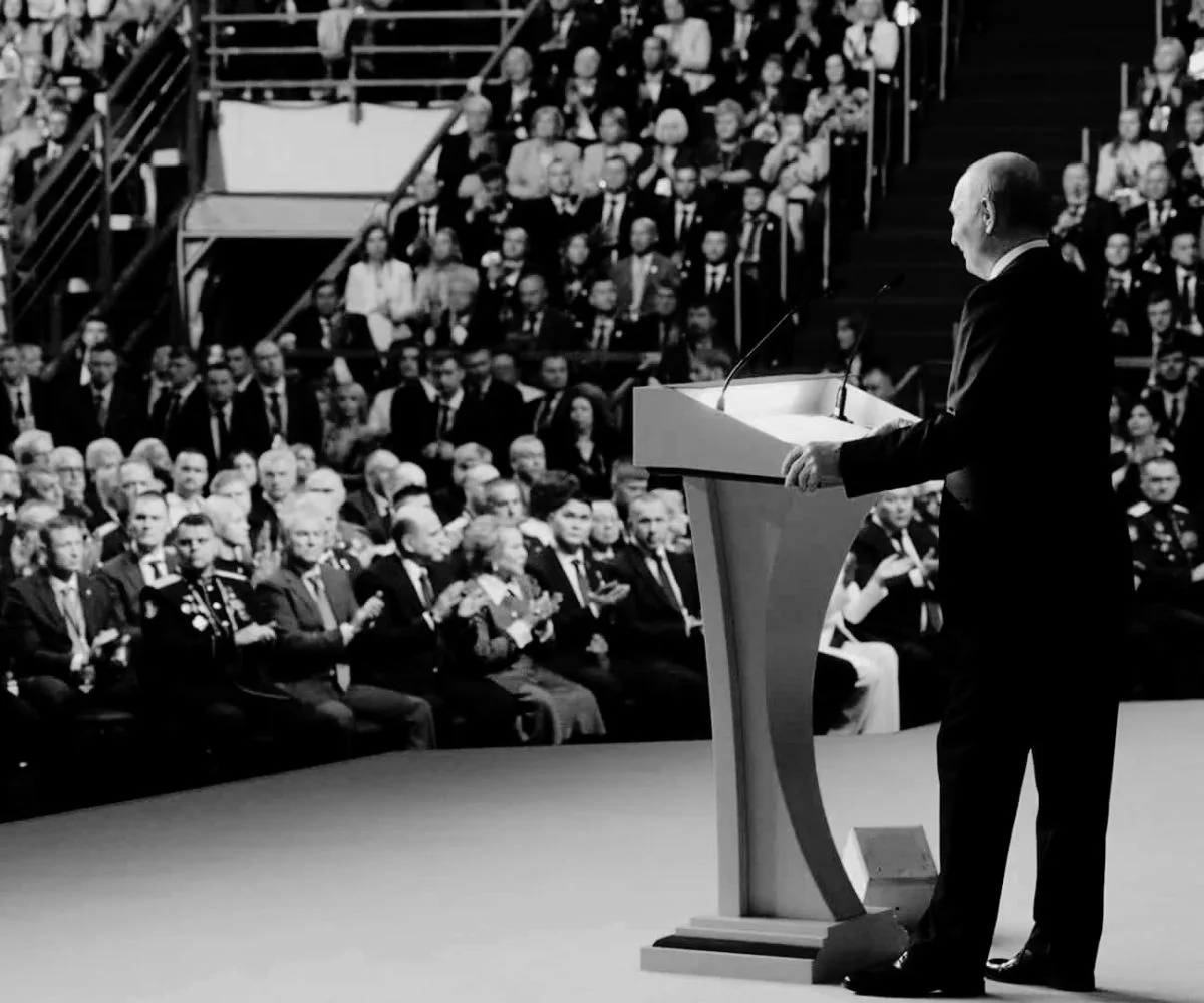 Vladímir Putin, presidente de Rusia, dando un discurso. Imagen ilustrativa