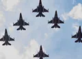 Aviones de combate F-16 Fighting Falcon de la Argentina. Créditos: Argentina.gob.ar.