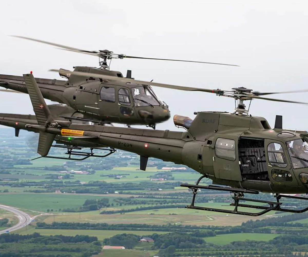 Helicópteros AS550 Fennec de la Fuerza Aérea Danesa