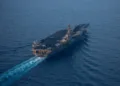 Portaaviones USS Abraham Lincoln (CVN-72) de clase Nimitz navegando en el área de operaciones de la 7ª Flota de EE.UU. en el Indo-Pacífico. Créditos: USS Abraham Lincoln.
