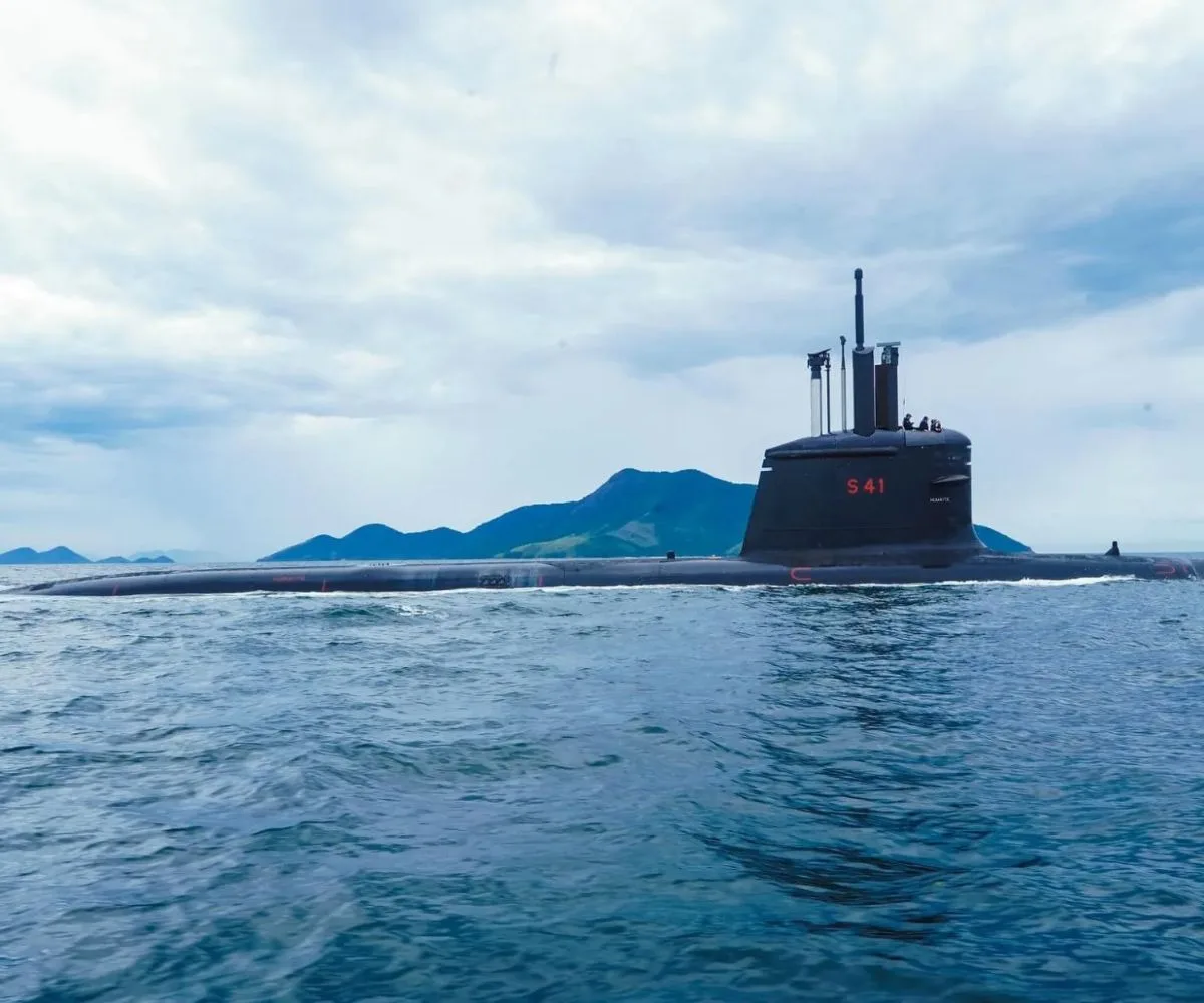 Submarino Humaitá (S41) de la Marina de Brasil