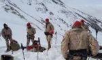 Ejercicios en Tierra del Fuego entre Batallón de Infantería de Marina Nº 4 y ocho integrantes de la Infantería de Marina de los Estados Unidos. Crédito: Armada Argentina