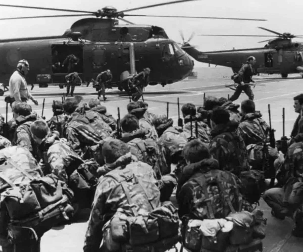 Guerra de las Malvinas, 1982, Isla Ascensión