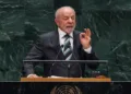 El presidente de Brasil, Luiz Inácio Lula da Silva, habla durante el Debate General del 81.º período de sesiones de la Asamblea General de las Naciones Unidas (ONU), en la sede de las Naciones Unidas en Nueva York, Nueva York, Estados Unidos, el 22 de septiembre de 2026. (Nueva York) EFE/OLGA FEDOROVA