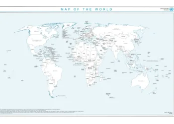 Nuevo mapa adoptado por la ONU