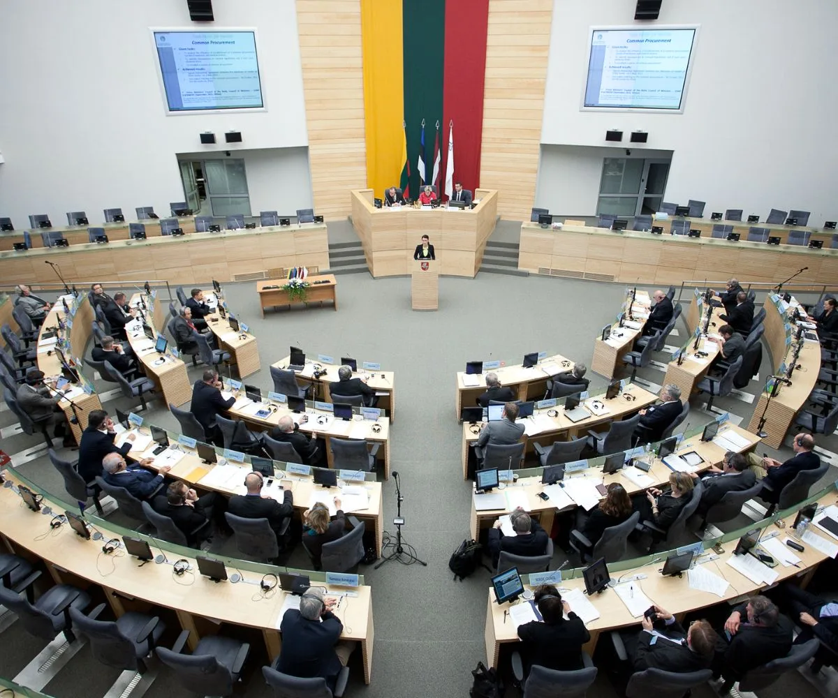 Hemiciclo del Seimas, Palacio del Seimas, Vilna, Lituania