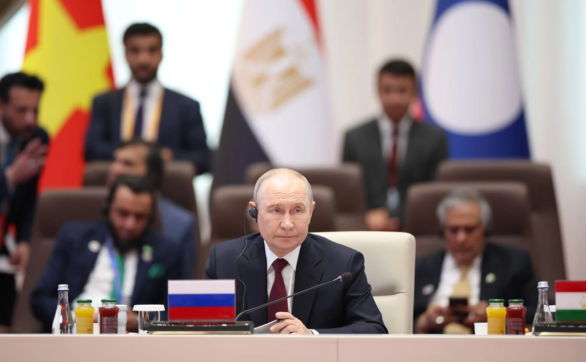 Putin en la cumbre SCO Plus de Bishkek el 1 de septiembre de 2026. Créditos: Ministerio de Exteriores ruso.