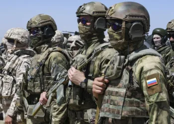 Soldados rusos durante un ejercicio militar en Uzbekistán. Imagen ilustrativa