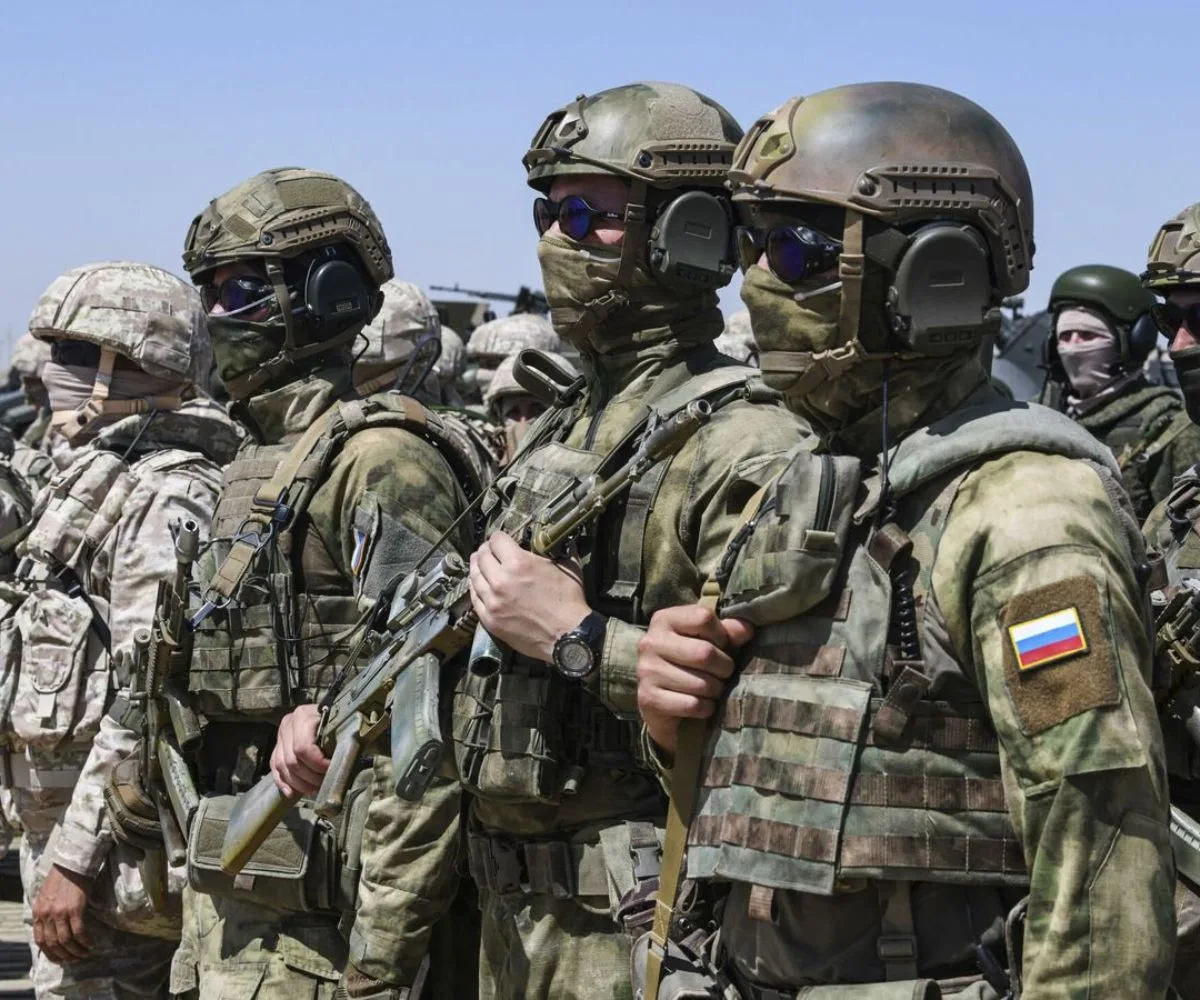 Soldados rusos durante un ejercicio militar en Uzbekistán. Imagen ilustrativa