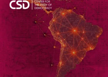 Portada del informe "Shadow Alliances: Authoritarian Powers and the Hybrid Warfare Nexus in Latin America”, elaborado por el Center for the Study of Democracy (CSD)