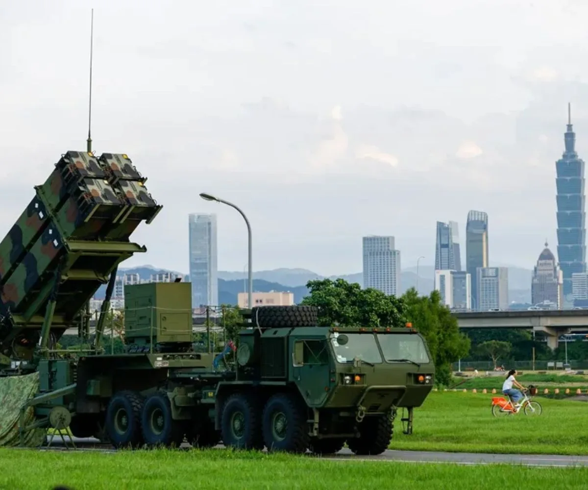Sistema de defensa aérea Patriot de Taiwán en una fotografía de archivo