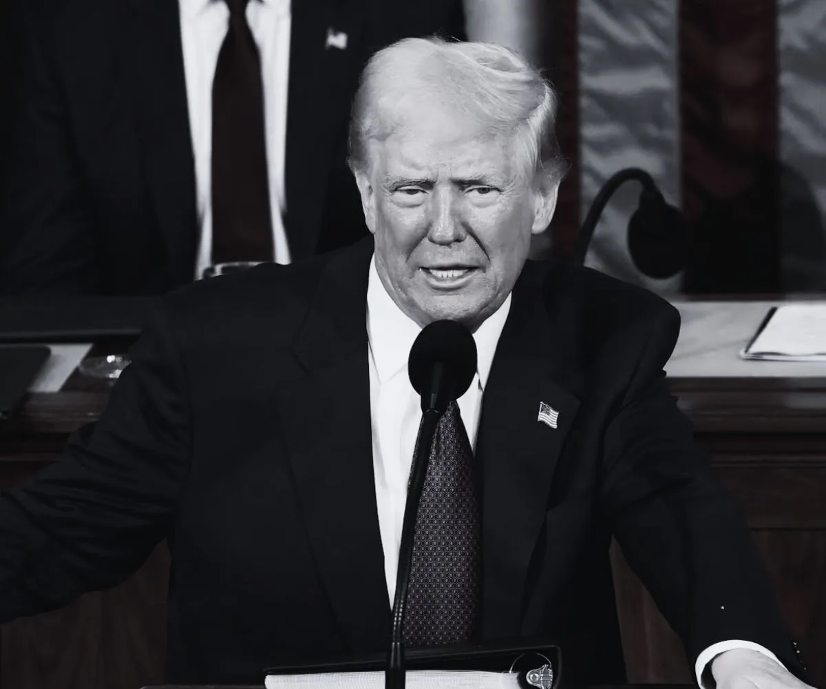 Donald Trump, presidente de Estados Unidos, habla ante el Congreso