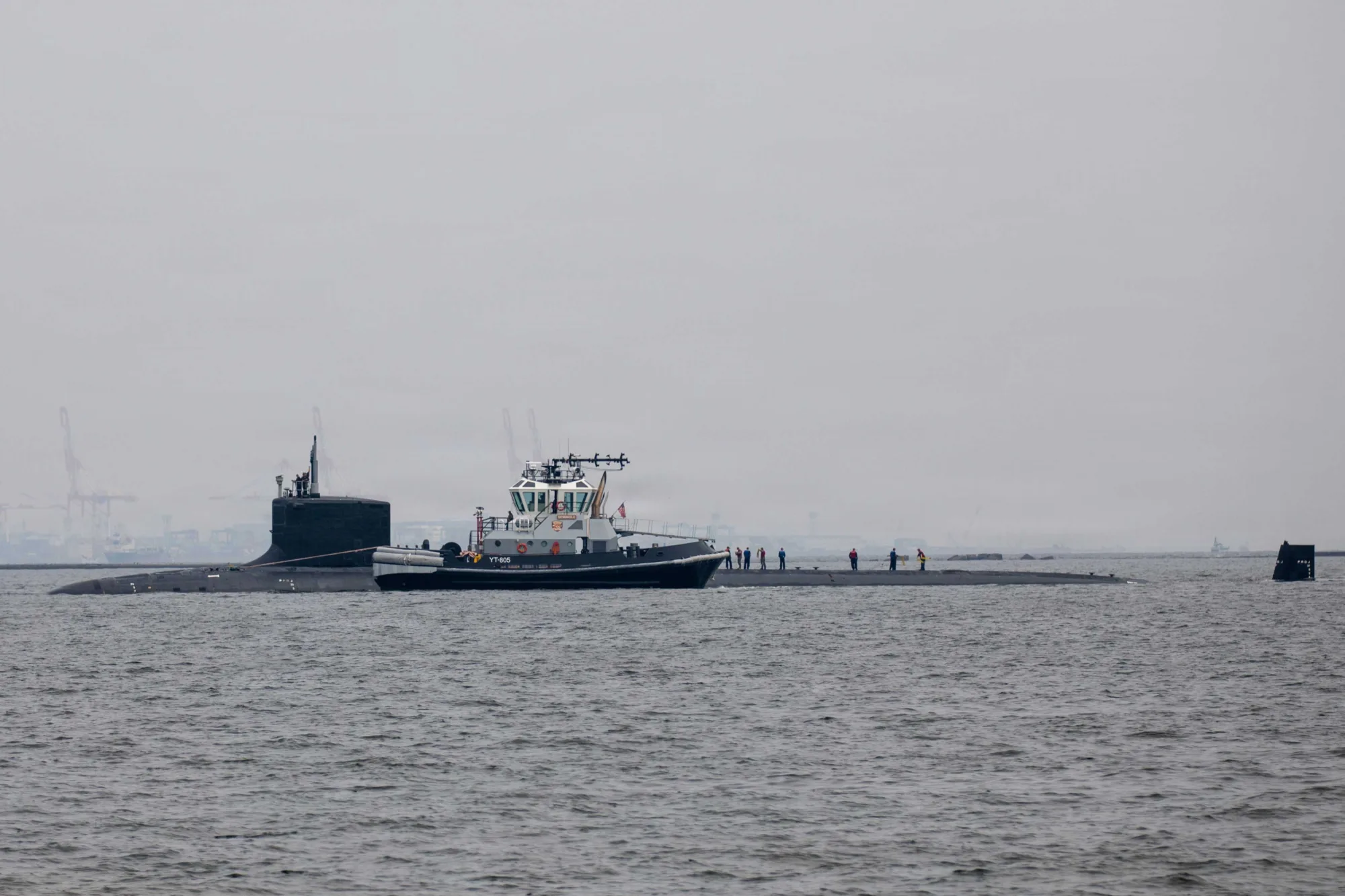 Submarino USS Vermont (SSN 792) en la base naval de Yokosuka, Japón, el 24 de julio. Créditos: Flota del Pacífico de EE.UU.
