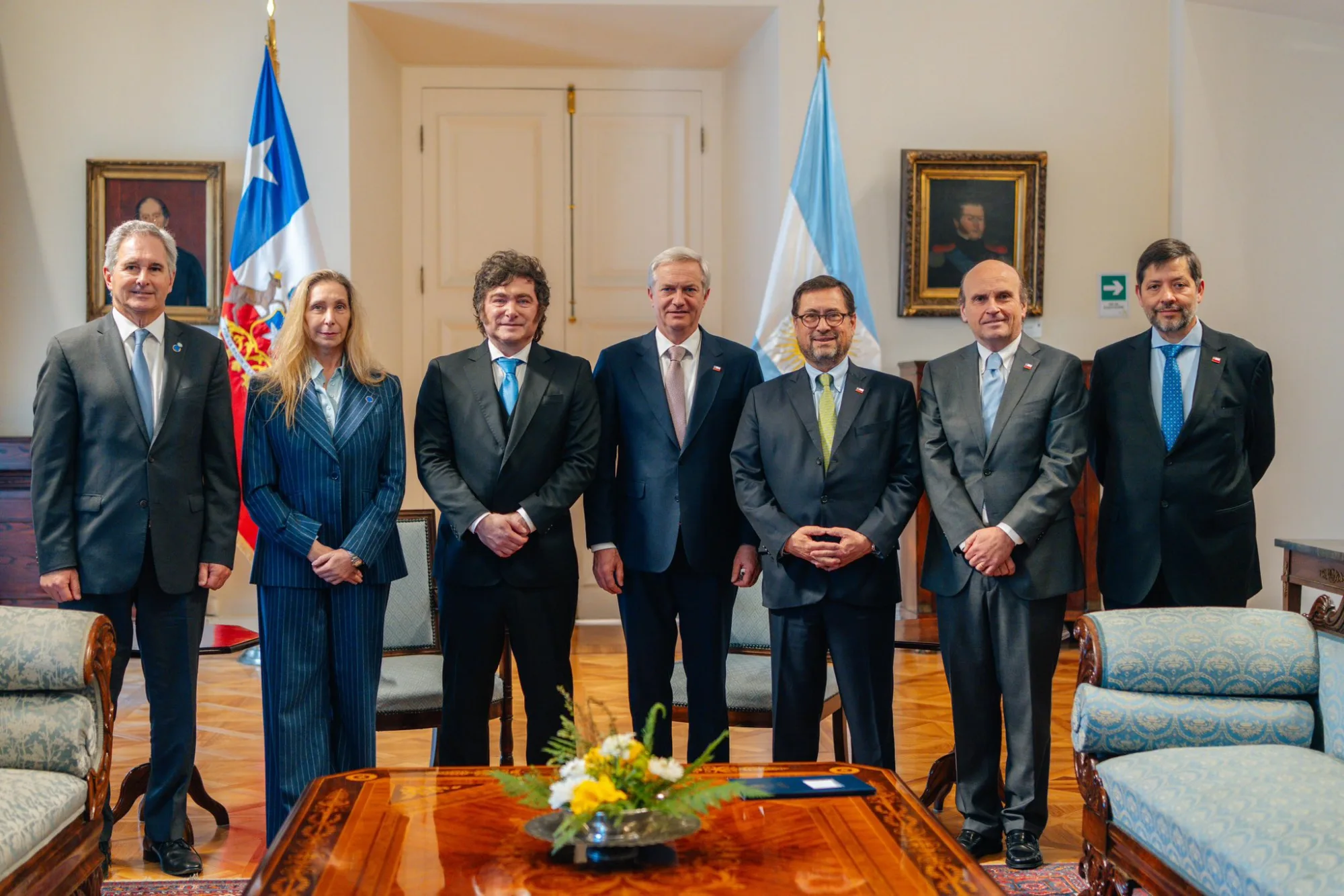 José Antonio Kast, como Presidente de Chile junto al Presidente Argentino, Javier Milei. Créditos: José Antonio Kast