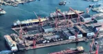 Imágenes satelitáles muestran en avance del nuevo portaaviones Type 004 de la Armada de China en el astillero de Dalian.