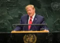 El presidente de Estados Unidos, Donald Trump, durante su intervención ante la 81ª Asamblea General de Naciones Unidas. Foto: ONU