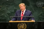 El presidente de Estados Unidos, Donald Trump, durante su intervención ante la 81ª Asamblea General de Naciones Unidas. Foto: ONU