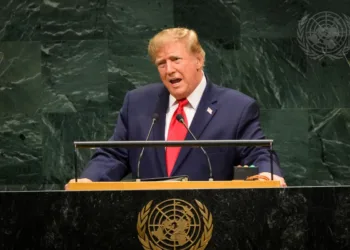 El presidente de Estados Unidos, Donald Trump, durante su intervención ante la 81ª Asamblea General de Naciones Unidas. Foto: ONU