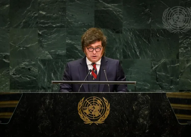 El presidente de Argentina, Javier Milei, dió este miércoles su tercer discurso ante la Asamblea General de la ONU.