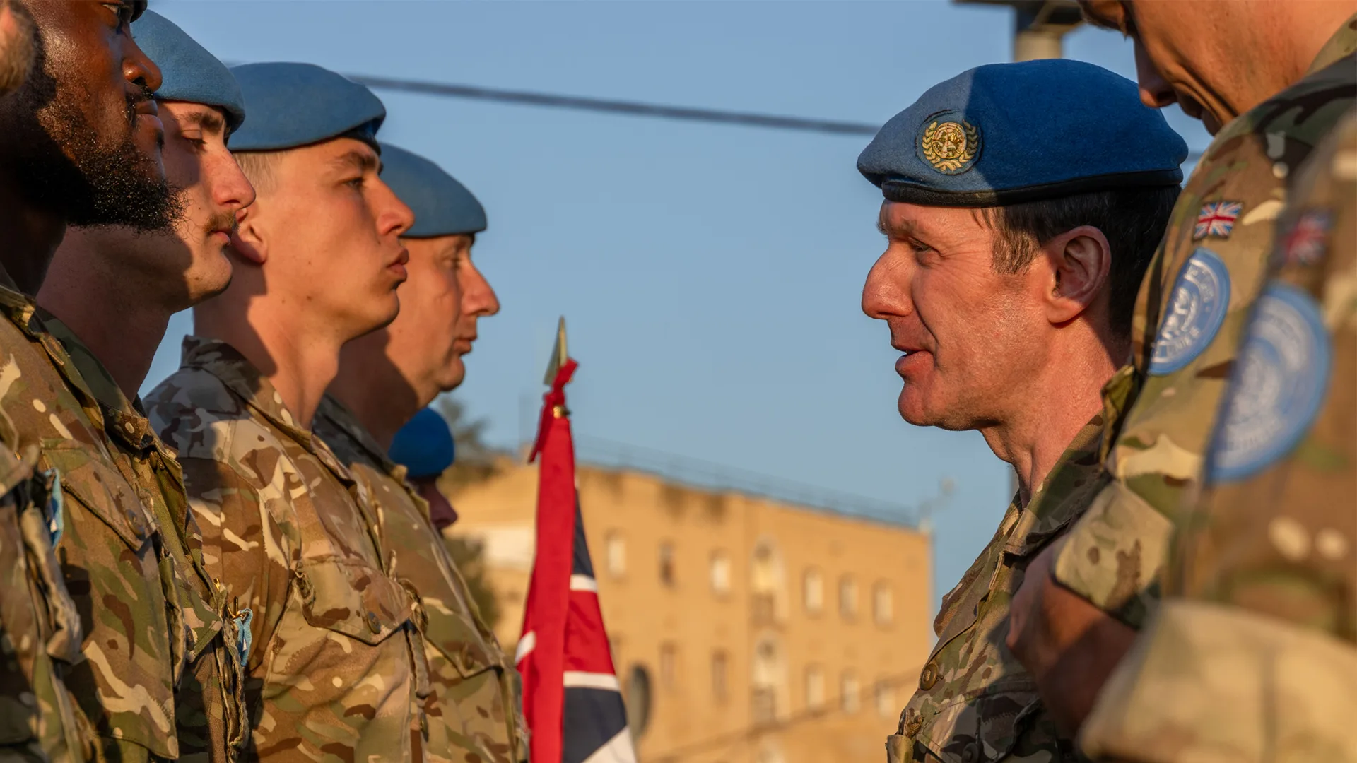 Los Coldstream Guards recibieron medallas por su servicio en Chipre (Foto: UNFICYP)