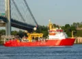 El HMS Protector (A173). Créditos: Armada de los EE. UU.