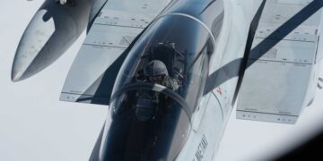 F-15J Eagle de la Fuerza Aérea de Autodefensa de Japón. Créditos: Yosselin Campos / Fuerza Aérea EE.UU.
