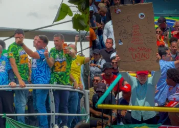 Flavio Bolsonaro y Lula da Silva cerraron su campaña en distintos puntos de Brasil. Crédito: Bruno Diforti / Escenario Mundial