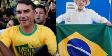 Lula y Flavio ya emitieron su voto en una jornada electoral clave para Brasil. AP