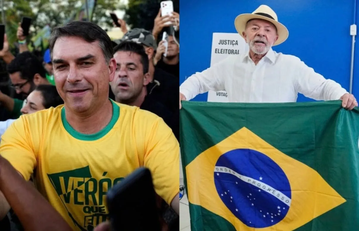 Lula y Flavio ya emitieron su voto en una jornada electoral clave para Brasil. AP