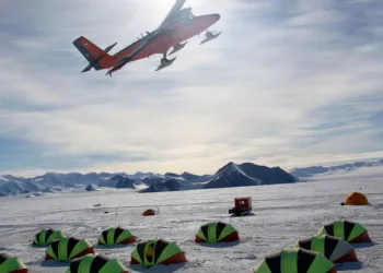 Estación Científica Polar Glaciar Unión de Chile en la Antártida. Imagen ilustrativa