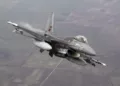 Caza F-16 de la Fuerza Aérea portuguesa. Créditos: Fuerza Aérea de Portugal.