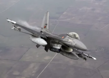 Caza F-16 de la Fuerza Aérea portuguesa. Créditos: Fuerza Aérea de Portugal.