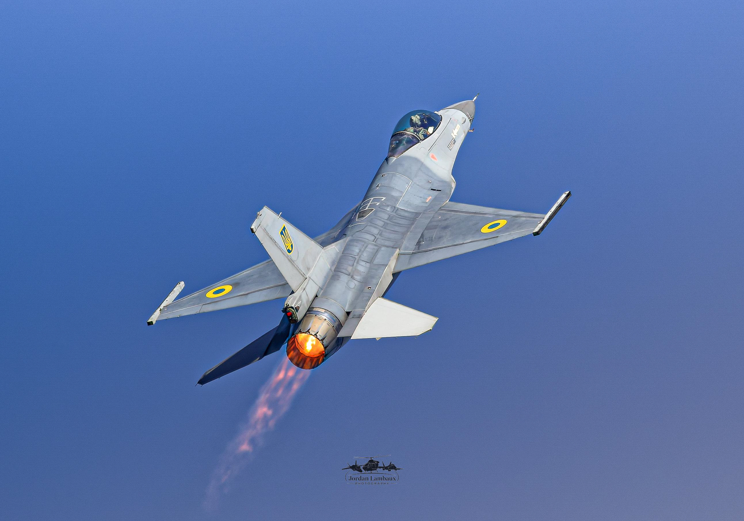 F-16 de la Fuerza Aérea Ucraniana. Créditos: Fuerza Aérea de Ucrania.