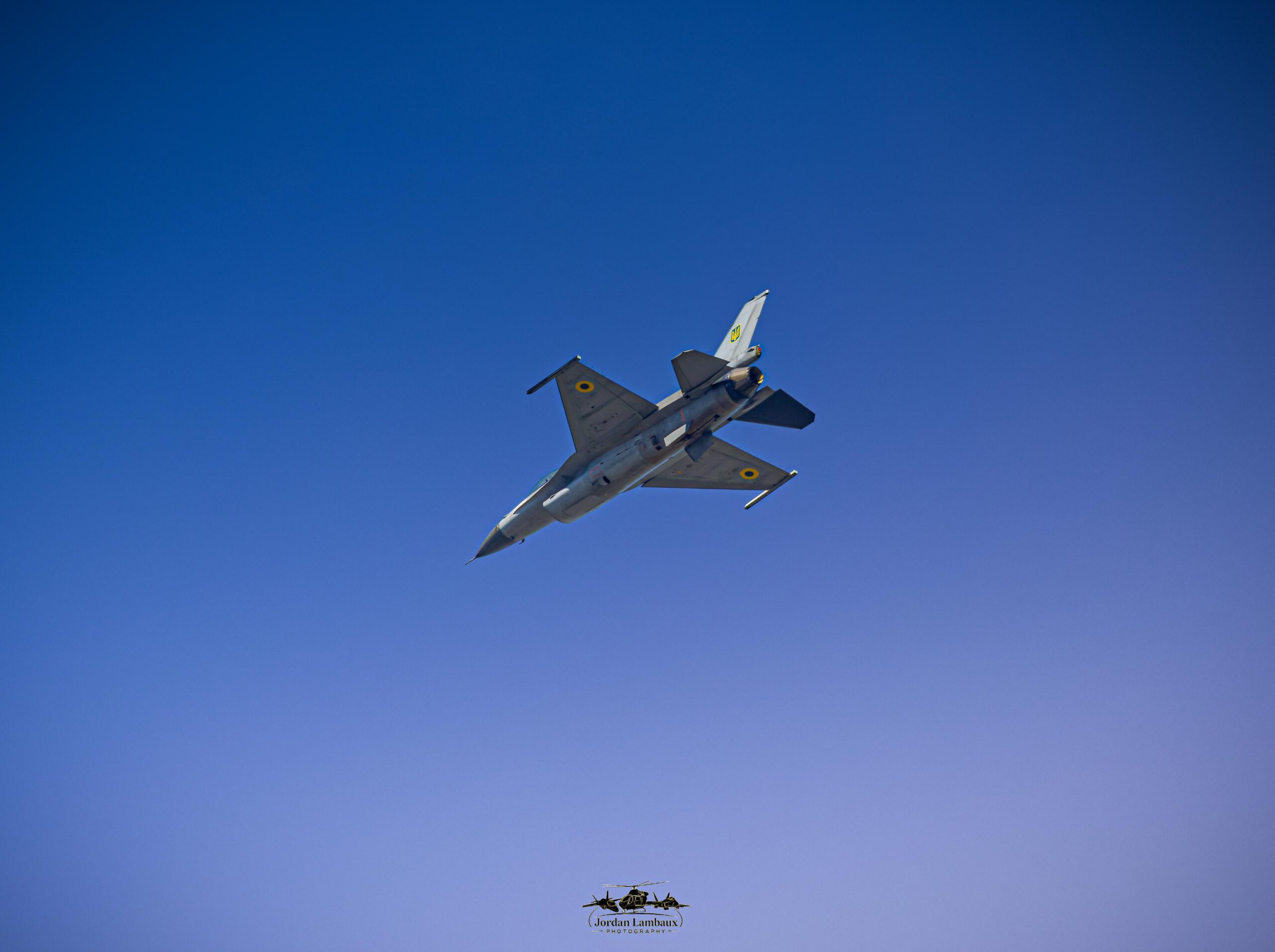 F-16 de la Fuerza Aérea Ucraniana. Créditos: Fuerza Aérea de Ucrania.