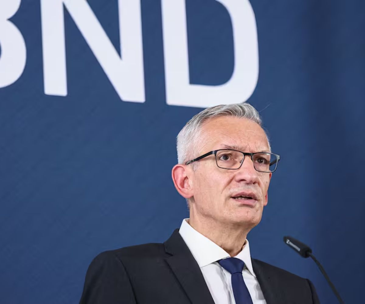 El jefe del Servicio Federal de Inteligencia (BND por sus siglas en inglés), Martin Jaeger, durante un acto gubernamental en Berlín, Alemania