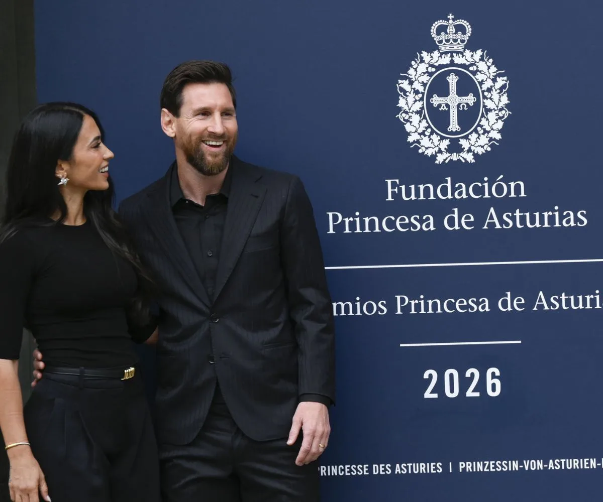 Lionel Messi y Antonela Rocuzzo en España