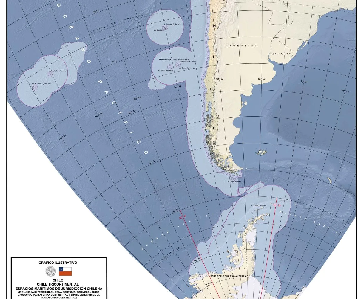 Gráfico Ilustrativo N°24, elaborado por el el Servicio Hidrográfico y Oceanográfico de la Armada (SHOA) de Chile