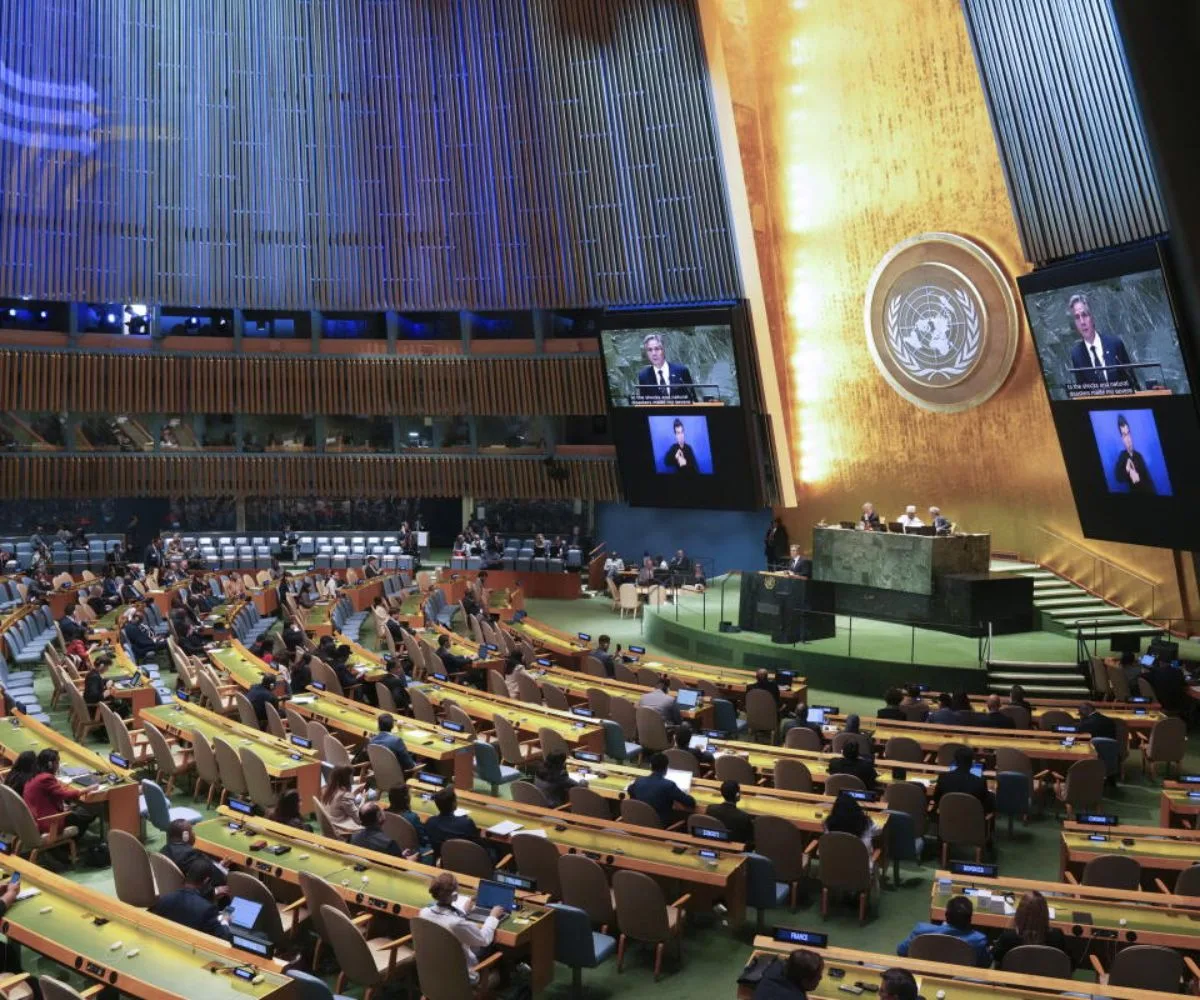 Asamblea General de la ONU, en la sede del organismo en Nueva York.