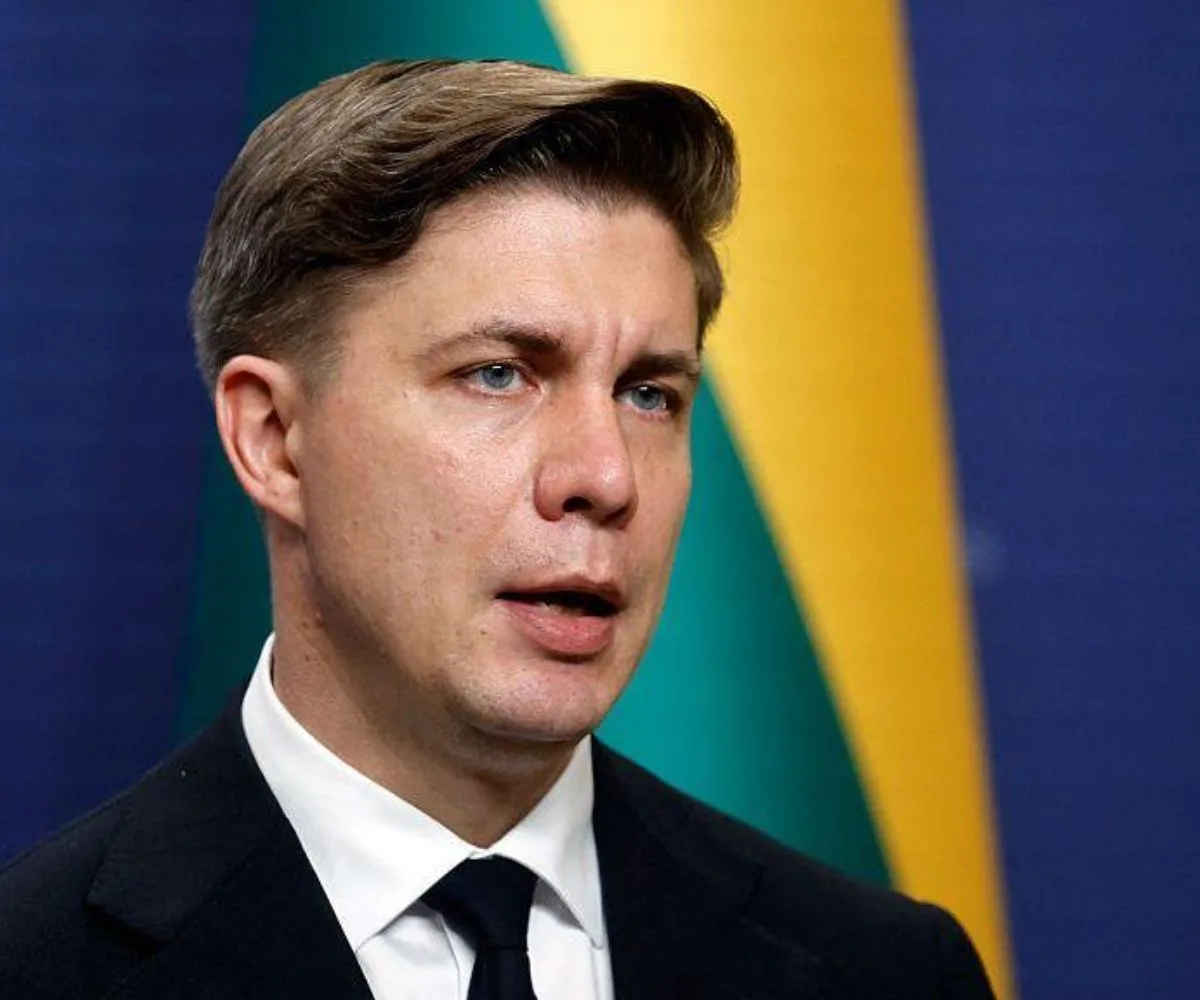 El primer ministro de Lituania, Mindaugas Sinkevičius