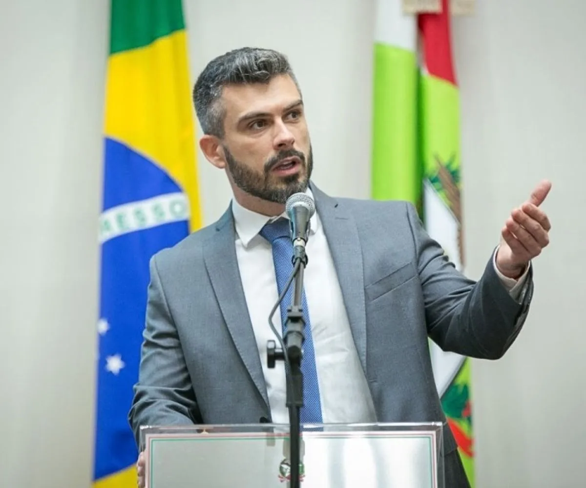 Bruno Souza, diputado electo de Santa Catarina por el Partido Liberal (PL)