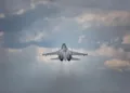 Caza de origen soviético Su-27 de la Fuerza Aérea de Ucrania. Créditos: Fuerza Aérea ucraniana.