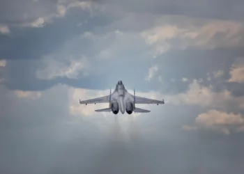 Caza de origen soviético Su-27 de la Fuerza Aérea de Ucrania. Créditos: Fuerza Aérea ucraniana.