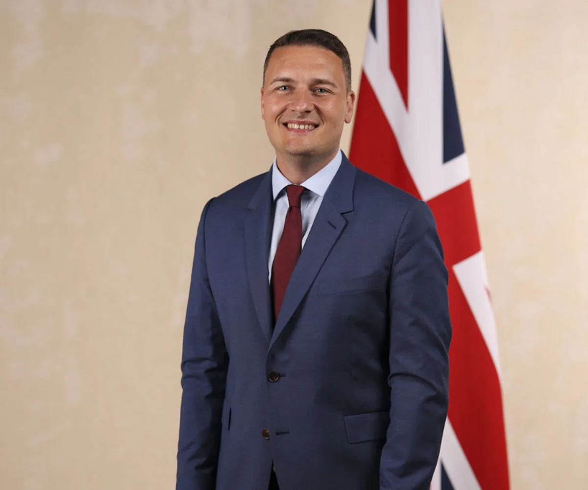 Ministro británico de Defensa, Wes Streeting.