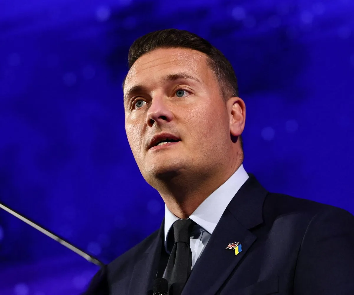 Ministro de Defensa británico, Wes Streeting.